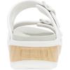 imageDansko Kandi SlipOn Adjustable Sandal for Women  Lightweight and Durable Easy Clean Molded EVA Natural Arch Technology for Added SupportWhite
