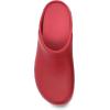 imageDansko Kane SlipOn Mule Clog for Women  Lightweight Cushioned Comfort and Removable EVA Footbed with Arch Support  Easy Clean UppersRed Molded