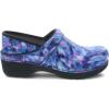 imageDansko LT Pro Clogs for Women  Lightweight Rocker Bottom Footwear for Comfort and Support  Ideal for Long Standing Professionals  Nursing Veterinarians Food Service Healthcare ProfessionalsBlue Crush Patent