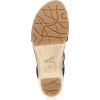imageDansko Laverne PeepToe Sandals for Women  TStrap Design with Stain Resistant Nubuck LeathersBlack