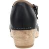 imageDansko Lilah Mary Jane Clog for Women  Linings from Recycled Materials and Leather for Breathability Lightweight Rubber Outsole for LongLasting WearBlack