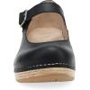 imageDansko Lilah Mary Jane Clog for Women  Linings from Recycled Materials and Leather for Breathability Lightweight Rubber Outsole for LongLasting WearBlack