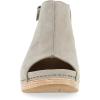 imageDansko Lizzy PeepToe Booties for Women  Linings from Recycled Materials and Leather for Breathability Lightweight Rubber Outsole for LongLasting WearTaupe