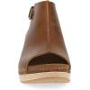 imageDansko Lizzy PeepToe Booties for Women  Linings from Recycled Materials and Leather for Breathability Lightweight Rubber Outsole for LongLasting WearTan