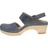 imageDansko Lucia ClosedToe Sandals for Women  Linings from Recycled Materials and Leather for Breathability Lightweight Rubber Outsole for LongLasting WearDenim