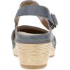 imageDansko Lucia ClosedToe Sandals for Women  Linings from Recycled Materials and Leather for Breathability Lightweight Rubber Outsole for LongLasting WearDenim