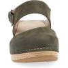 imageDansko Lucia ClosedToe Sandals for Women  Linings from Recycled Materials and Leather for Breathability Lightweight Rubber Outsole for LongLasting WearIvy Milled Nubuck