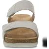 imageDansko Maddy SlipOn Wedge Sandal for Women Comfortable Wedge Shoes with Arch Support Fully Adjustable Straps with Hook ampamp Loop ClosureVersatile Casual to Dressy Footwear Lightweight Rubber OutsoleIvory