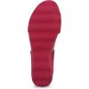 imageDansko Maddy SlipOn Wedge Sandal for Women Comfortable Wedge Shoes with Arch Support Fully Adjustable Straps with Hook ampamp Loop ClosureVersatile Casual to Dressy Footwear Lightweight Rubber OutsoleRed