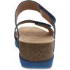 imageDansko Maddy SlipOn Wedge Sandal for Women Comfortable Wedge Shoes with Arch Support Fully Adjustable Straps with Hook ampamp Loop ClosureVersatile Casual to Dressy Footwear Lightweight Rubber OutsoleBlue
