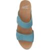 imageDansko Maddy SlipOn Wedge Sandal for Women Comfortable Wedge Shoes with Arch Support Fully Adjustable Straps with Hook ampamp Loop ClosureVersatile Casual to Dressy Footwear Lightweight Rubber OutsoleLagoon