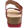 imageDansko Maddy SlipOn Wedge Sandal for Women Comfortable Wedge Shoes with Arch Support Fully Adjustable Straps with Hook ampamp Loop ClosureVersatile Casual to Dressy Footwear Lightweight Rubber OutsoleRed