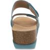 imageDansko Maddy SlipOn Wedge Sandal for Women Comfortable Wedge Shoes with Arch Support Fully Adjustable Straps with Hook ampamp Loop ClosureVersatile Casual to Dressy Footwear Lightweight Rubber OutsoleLagoon