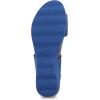 imageDansko Maddy SlipOn Wedge Sandal for Women Comfortable Wedge Shoes with Arch Support Fully Adjustable Straps with Hook ampamp Loop ClosureVersatile Casual to Dressy Footwear Lightweight Rubber OutsoleBlue