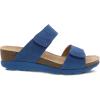 imageDansko Maddy SlipOn Wedge Sandal for Women Comfortable Wedge Shoes with Arch Support Fully Adjustable Straps with Hook ampamp Loop ClosureVersatile Casual to Dressy Footwear Lightweight Rubber OutsoleBlue