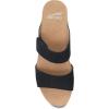 imageDansko Maddy SlipOn Wedge Sandal for Women Comfortable Wedge Shoes with Arch Support Fully Adjustable Straps with Hook ampamp Loop ClosureVersatile Casual to Dressy Footwear Lightweight Rubber OutsoleBlack