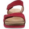 imageDansko Maddy SlipOn Wedge Sandal for Women Comfortable Wedge Shoes with Arch Support Fully Adjustable Straps with Hook ampamp Loop ClosureVersatile Casual to Dressy Footwear Lightweight Rubber OutsoleRed