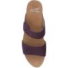 imageDansko Maddy SlipOn Wedge Sandal for Women Comfortable Wedge Shoes with Arch Support Fully Adjustable Straps with Hook ampamp Loop ClosureVersatile Casual to Dressy Footwear Lightweight Rubber OutsolePurple