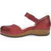 imageDansko Mae Mary Jane for Women  DualDensity CorkEVA Midsole and Lightweight Rubber Outsole Provide Durable and Comfortable Ride on Patented Stapled ConstructionRed