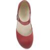 imageDansko Mae Mary Jane for Women  DualDensity CorkEVA Midsole and Lightweight Rubber Outsole Provide Durable and Comfortable Ride on Patented Stapled ConstructionRed