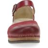 imageDansko Mae Mary Jane for Women  DualDensity CorkEVA Midsole and Lightweight Rubber Outsole Provide Durable and Comfortable Ride on Patented Stapled ConstructionRed