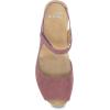 imageDansko Marcy SlipOn Wedge Sandal for Women  Comfortable Wedge Shoes with Arch Support Adjustable Hook ampamp Loop Strap  Versatile Casual to Dressy Footwear  Lightweight Rubber OutsoleRose