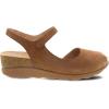 imageDansko Marcy SlipOn Wedge Sandal for Women  Comfortable Wedge Shoes with Arch Support Adjustable Hook ampamp Loop Strap  Versatile Casual to Dressy Footwear  Lightweight Rubber OutsoleTan