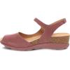 imageDansko Marcy SlipOn Wedge Sandal for Women  Comfortable Wedge Shoes with Arch Support Adjustable Hook ampamp Loop Strap  Versatile Casual to Dressy Footwear  Lightweight Rubber OutsoleRose