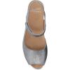 imageDansko Marcy SlipOn Wedge Sandal for Women  Comfortable Wedge Shoes with Arch Support Adjustable Hook ampamp Loop Strap  Versatile Casual to Dressy Footwear  Lightweight Rubber OutsolePewter