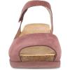 imageDansko Marcy SlipOn Wedge Sandal for Women  Comfortable Wedge Shoes with Arch Support Adjustable Hook ampamp Loop Strap  Versatile Casual to Dressy Footwear  Lightweight Rubber OutsoleRose