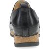 imageDansko Meara SlipOn Shoe for Women  DualDensity CorkEVA Midsole and Lightweight Rubber Outsole Provide Durable and Comfortable Ride on Patented Stapled ConstructionBlack