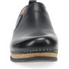 imageDansko Meara SlipOn Shoe for Women  DualDensity CorkEVA Midsole and Lightweight Rubber Outsole Provide Durable and Comfortable Ride on Patented Stapled ConstructionBlack