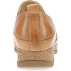 imageDansko Meara SlipOn Shoe for Women  DualDensity CorkEVA Midsole and Lightweight Rubber Outsole Provide Durable and Comfortable Ride on Patented Stapled ConstructionTan
