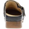 imageDansko Millie Womens Slingback Swivel Strap Leather Clogs SlipResistant Work and Dress Clog with Arch Support ampamp Cushioned FootbedBlack