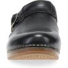 imageDansko Millie Womens Slingback Swivel Strap Leather Clogs SlipResistant Work and Dress Clog with Arch Support ampamp Cushioned FootbedBlack