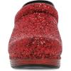 imageDansko Professional Glitter SlipOn Clogs for Women  Rocker Sole and Arch Support for Comfort  Shiny and Stylish Glitter UppersRed