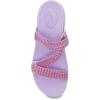 imageDansko Rosette SlipOn Sport Sandal for Women  Lightweight EVA Midsole and Rubber Outsole  Natural Arch Technology for Added Support  Hook and Loop ClosureFuchsia Multi