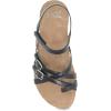 imageDansko Roslyn Sandal for Women  Memory Foam and Cork Footbed for Comfort and Arch Support  Lightweight Rubber Outsole for LongLasting Wear Versatile Casual to Dressy FootwearBlack