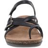 imageDansko Roslyn Sandal for Women  Memory Foam and Cork Footbed for Comfort and Arch Support  Lightweight Rubber Outsole for LongLasting Wear Versatile Casual to Dressy FootwearBlack