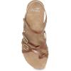 imageDansko Roslyn Sandal for Women  Memory Foam and Cork Footbed for Comfort and Arch Support  Lightweight Rubber Outsole for LongLasting Wear Versatile Casual to Dressy FootwearTan