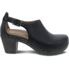 imageDansko Sassy Stylish Upfront Closed Toe for Women  EnergyReturn Footbed with Added Arch Support  Lightweight PU Outsole for LongLasting Wear  Great for AllSeasons StyleBlack Milled