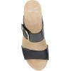 imageDansko Shannon SlipOn Wedge Sandal for Women  CorkEVA Wedge with Arch Support Fully Adjustable StrapsVersatile Casual to Dressy FootwearBlack