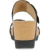 imageDansko Shannon SlipOn Wedge Sandal for Women  CorkEVA Wedge with Arch Support Fully Adjustable StrapsVersatile Casual to Dressy FootwearBlack