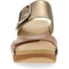 imageDansko Shannon SlipOn Wedge Sandal for Women  CorkEVA Wedge with Arch Support Fully Adjustable StrapsVersatile Casual to Dressy FootwearGold Tan
