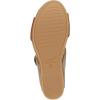 imageDansko Shannon SlipOn Wedge Sandal for Women  CorkEVA Wedge with Arch Support Fully Adjustable StrapsVersatile Casual to Dressy FootwearGold Tan
