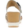 imageDansko Shannon SlipOn Wedge Sandal for Women  CorkEVA Wedge with Arch Support Fully Adjustable StrapsVersatile Casual to Dressy FootwearSnake Ivory