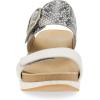 imageDansko Shannon SlipOn Wedge Sandal for Women  CorkEVA Wedge with Arch Support Fully Adjustable StrapsVersatile Casual to Dressy FootwearSnake Ivory