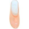 imageDansko Sonja Translucent Slipon Mule Clog for Women  AntiFatigue Rocker Bottom Promotes Forward Foot Motion  JellySoft CandyColored ShellCoral