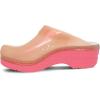 imageDansko Sonja Translucent Slipon Mule Clog for Women  AntiFatigue Rocker Bottom Promotes Forward Foot Motion  JellySoft CandyColored ShellCoral