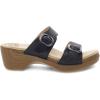 imageDansko Sophie SlipOn Sandal for Women  Lightweight with Added Arch Support  Durable PU Outsole for LongLasting Wear and ComfortBlack Full Grain